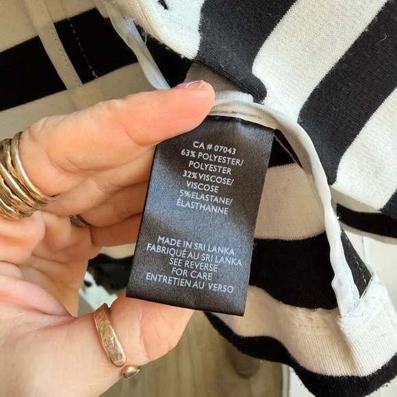 Sandro Black and White Striped Blazer - Picture 5 of 8